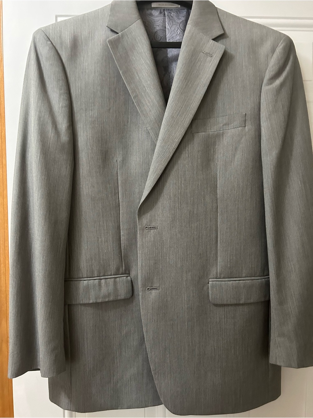 Chaps Grey Suit Jacket 42R